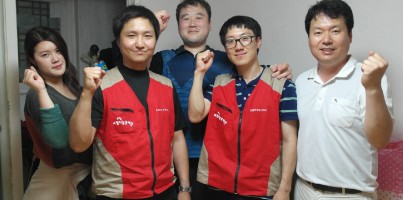 롯데건설 임직원과 함께한 재가장애인 가정 도배시공 및 가시지원