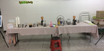 용인서부경찰서와 직업적응훈련생이 함께 하는 마음드립 카페와 구두미화 홍보이벤트